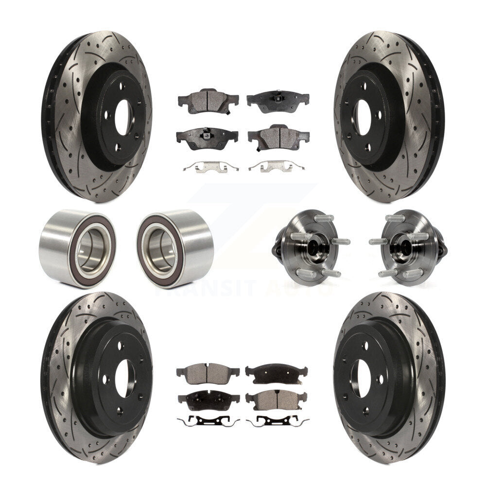 Transit Auto KBB-110909 Wheel Bearing and Hub Assembly for 2022 Jeep Grand Cherokee WK - Front and Rear product image