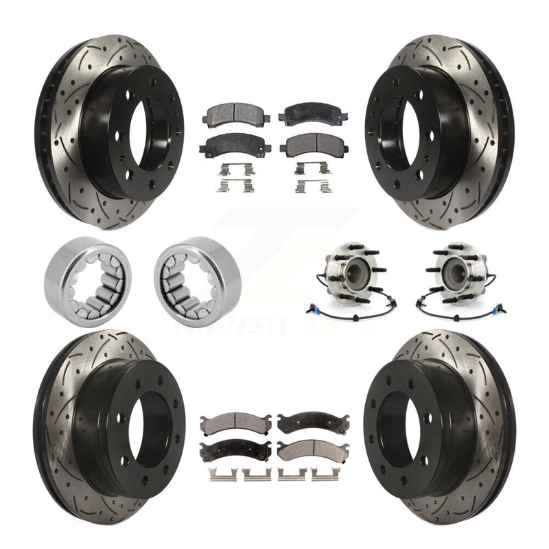 Transit Auto KBB-110933 Wheel Bearing and Hub Assembly for 2007-2016 Chevrolet Express 2500, GMC Savana 2500 - Front and Rear product image