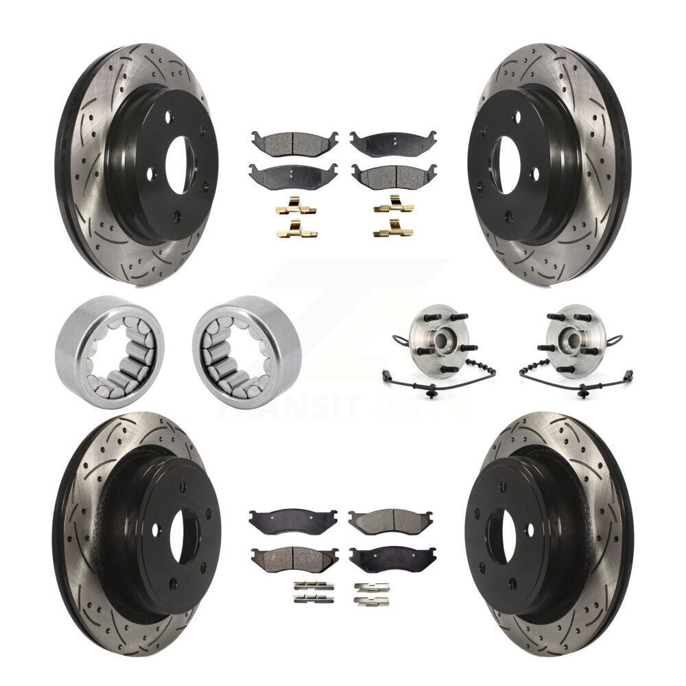 Transit Auto KBB-110938 Wheel Bearing and Hub Assembly for 2005 Dodge Ram 1500 - Front and Rear product image