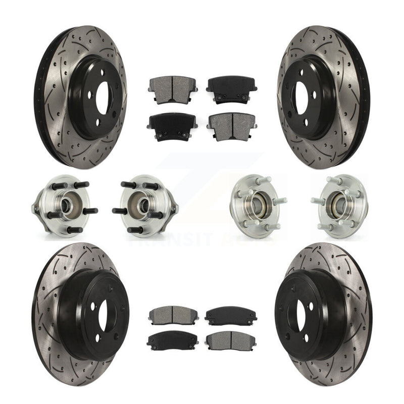 Transit Auto KBB-110966 Wheel Bearing and Hub Assembly for 2005-2009 Chrysler 300, Dodge Charger, Dodge Magnum - Front and Rear product image