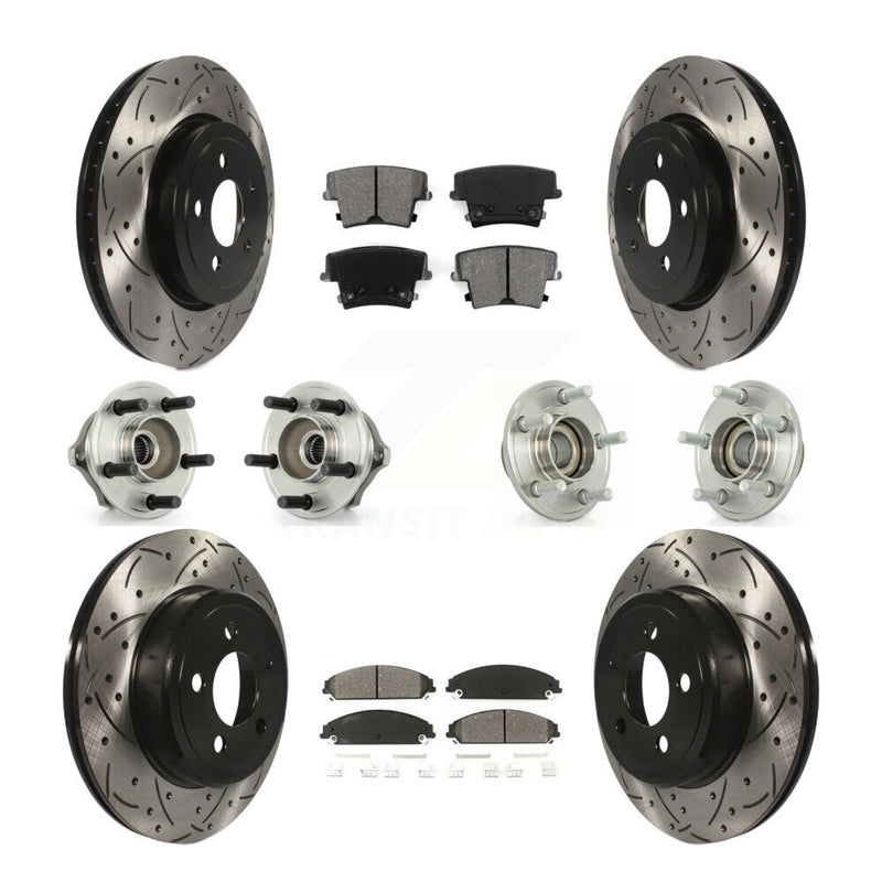 Transit Auto KBB-110967 Wheel Bearing and Hub Assembly for 2005-2009 Chrysler 300, Dodge Charger, Dodge Magnum - Front and Rear product image