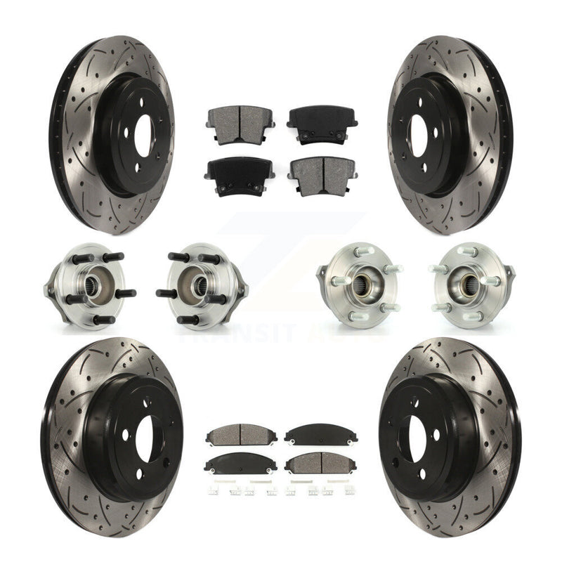 Transit Auto KBB-110971 Wheel Bearing and Hub Assembly for 2005-2009 Chrysler 300, Dodge Charger, Dodge Magnum - Front and Rear product image