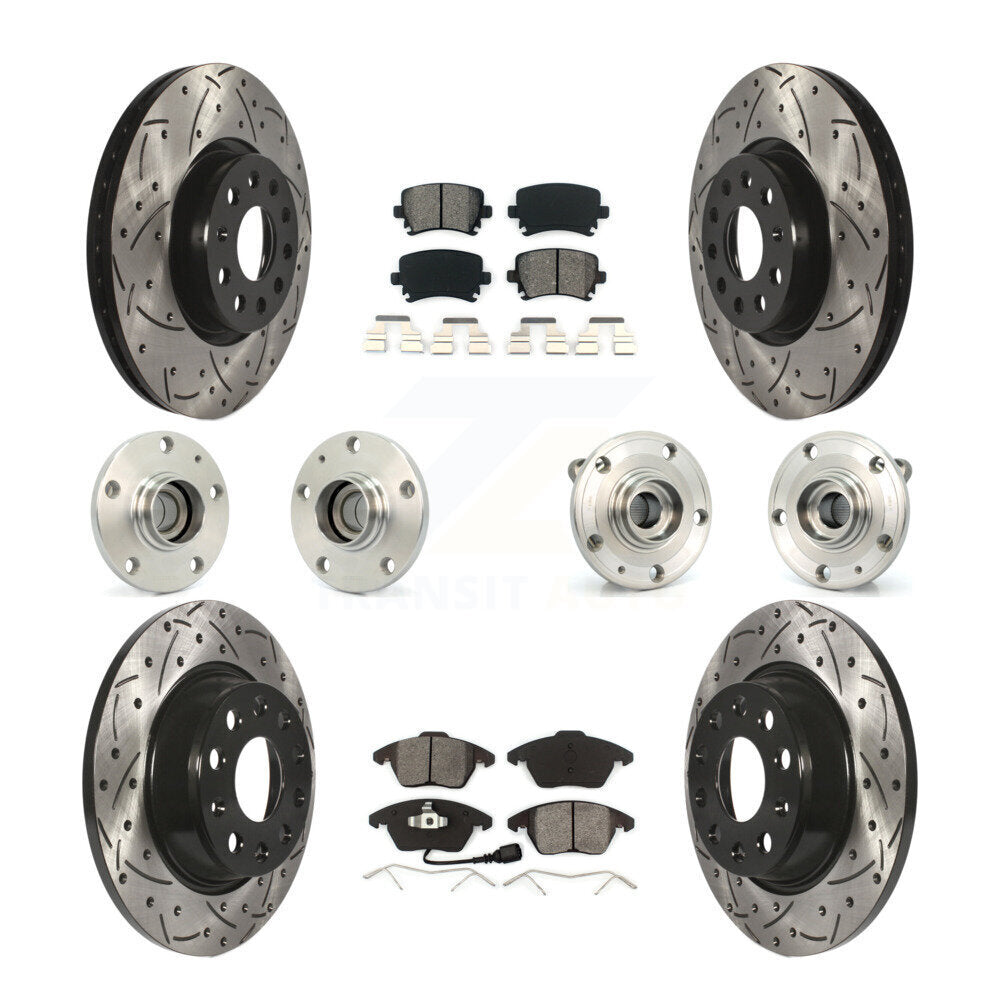 Transit Auto KBB-110973 Wheel Bearing and Hub Assembly for 2009-2017 Volkswagen CC, Volkswagen Passat - Front and Rear product image