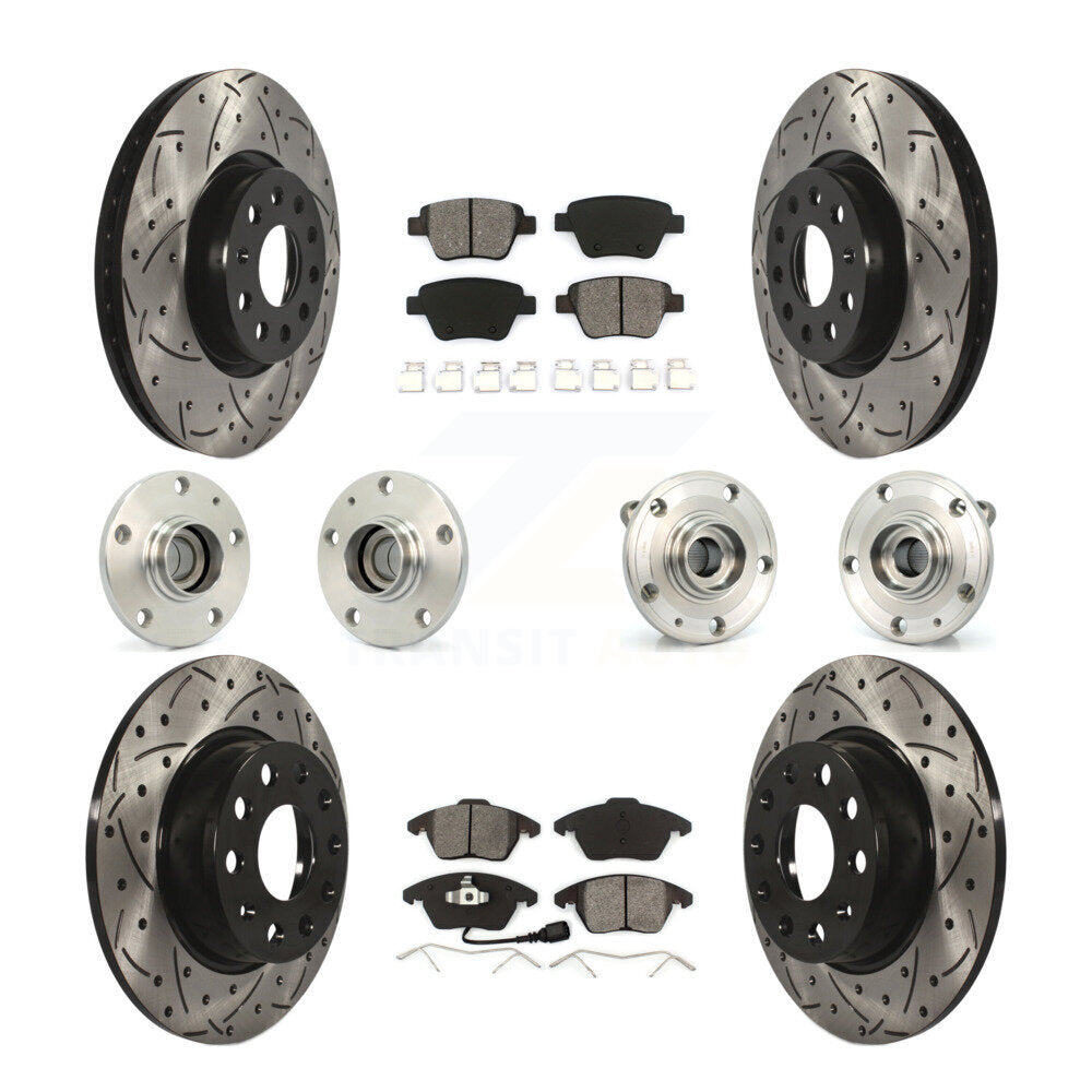 Transit Auto KBB-110974 Wheel Bearing and Hub Assembly for 2011-2015 Volkswagen Beetle, Volkswagen GTI - Front and Rear product image