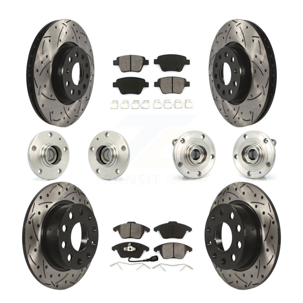 Transit Auto KBB-110975 Wheel Bearing and Hub Assembly for 2017-2018 Volkswagen Jetta - Front and Rear product image
