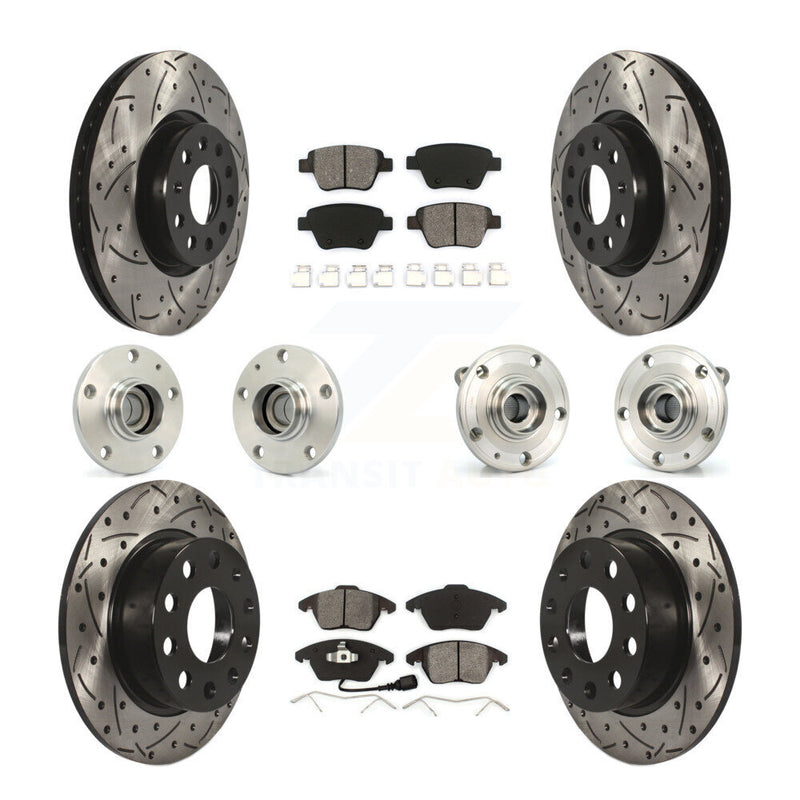 Transit Auto KBB-110975 Wheel Bearing and Hub Assembly for 2017-2018 Volkswagen Jetta - Front and Rear product image
