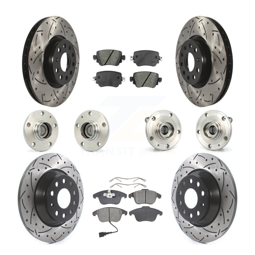 Transit Auto KBB-110980 Wheel Bearing and Hub Assembly for 2016-2018 Audi Q3 - Front and Rear product image