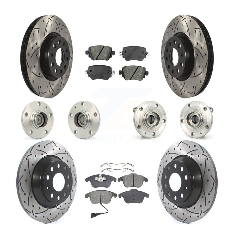 Transit Auto KBB-110980 Wheel Bearing and Hub Assembly for 2016-2018 Audi Q3 - Front and Rear product image