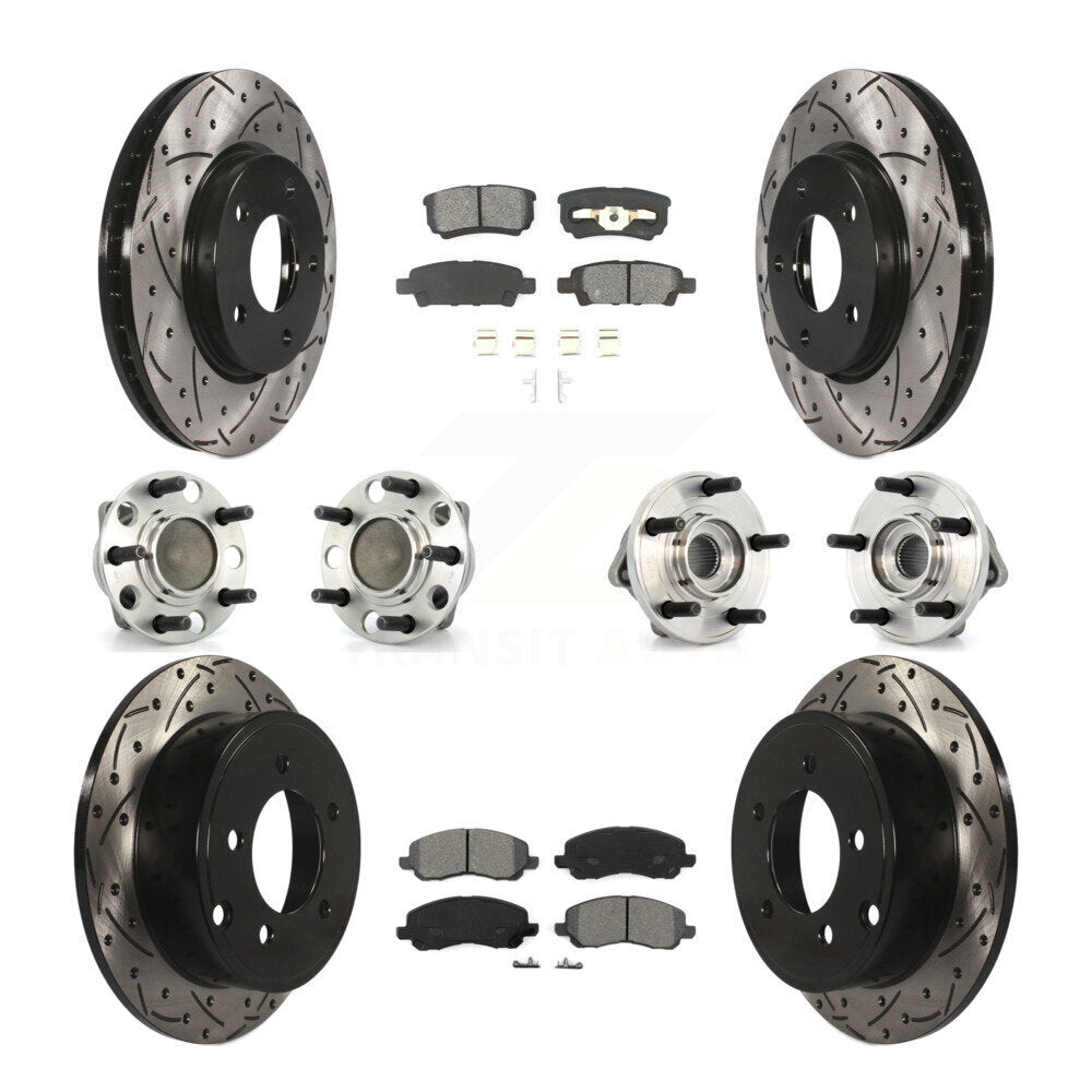 Transit Auto KBB-110990 Wheel Bearing and Hub Assembly for 2009 Dodge Caliber - Front and Rear product image