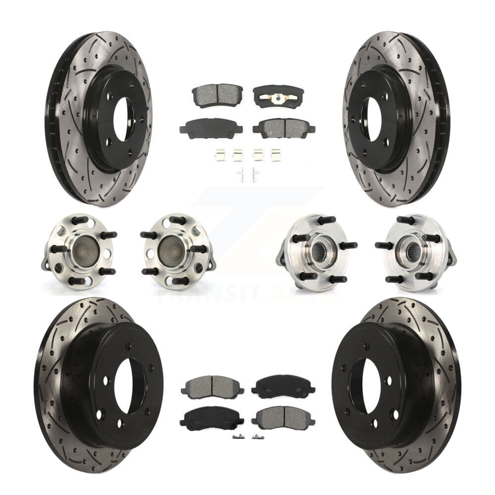 Transit Auto KBB-110993 Wheel Bearing and Hub Assembly for 2009 Dodge Caliber - Front and Rear product image