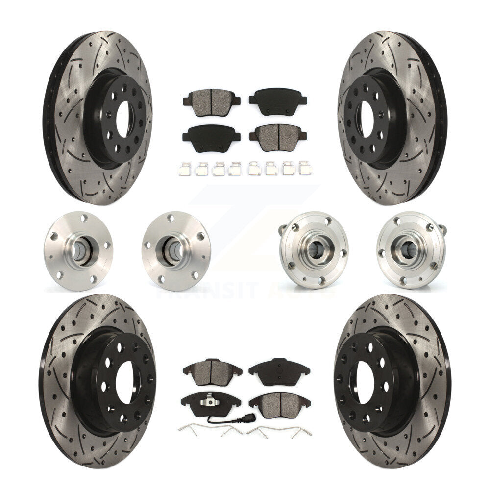 Transit Auto KBB-110997 Wheel Bearing and Hub Assembly for 2011-2014 Volkswagen GTI - Front and Rear product image