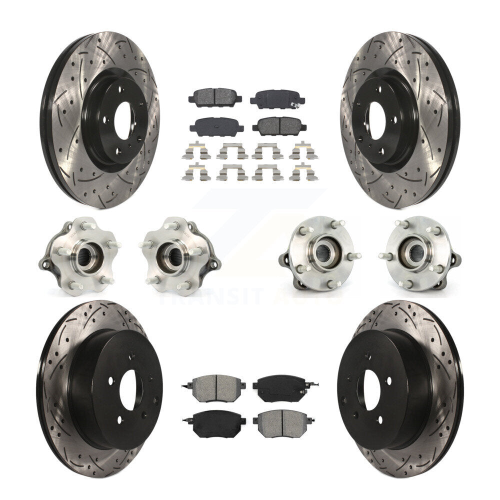 Transit Auto KBB-111010 Wheel Bearing and Hub Assembly for 2005-2007 Nissan Murano - Front and Rear product image