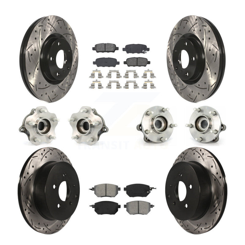 Transit Auto KBB-111010 Wheel Bearing and Hub Assembly for 2005-2007 Nissan Murano - Front and Rear product image