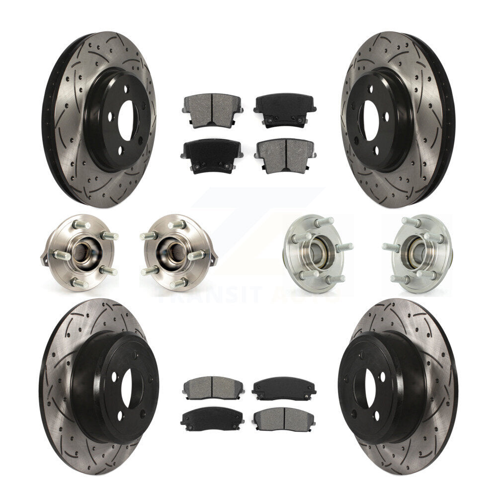 Transit Auto KBB-111011 Wheel Bearing and Hub Assembly for 2009-2014 Chrysler 300, Dodge Charger, Dodge Challenger - Front and Rear product image