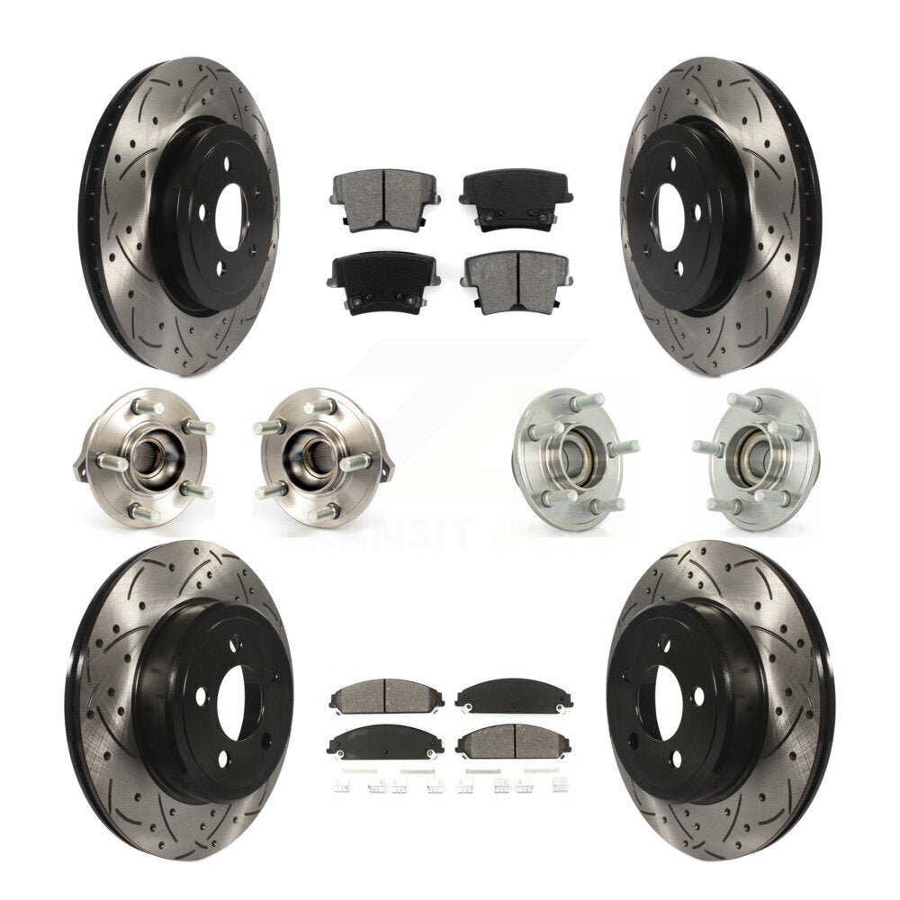 Transit Auto KBB-111012 Wheel Bearing and Hub Assembly for 2009-2014 Chrysler 300, Dodge Challenger, Dodge Charger - Front and Rear product image