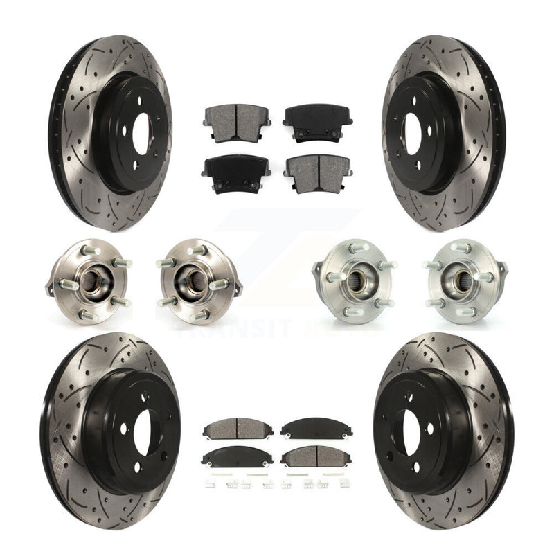 Transit Auto KBB-111015 Wheel Bearing and Hub Assembly for 2009-2014 Dodge Charger, Chrysler 300 - Front and Rear product image