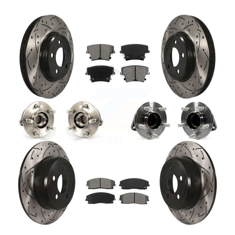 Transit Auto KBB-111017 Wheel Bearing and Hub Assembly for 2012-2014 Chrysler 300, Dodge Charger - Front and Rear product image