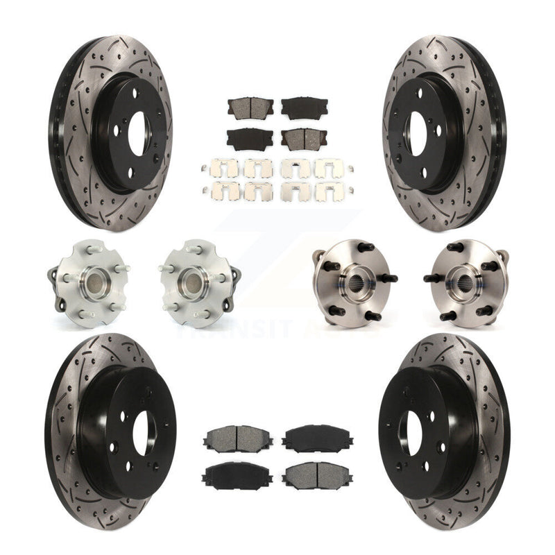 Transit Auto KBB-111021 Wheel Bearing and Hub Assembly for 2006-2012 Lexus HS250h, Toyota RAV4 - Front and Rear product image