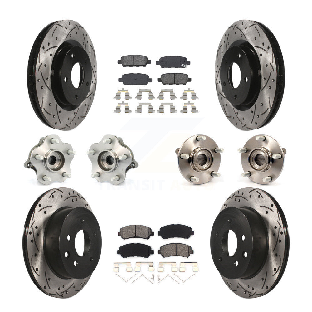 Transit Auto KBB-111024 Wheel Bearing and Hub Assembly for 2008-2013 Nissan Rogue - Front and Rear product image