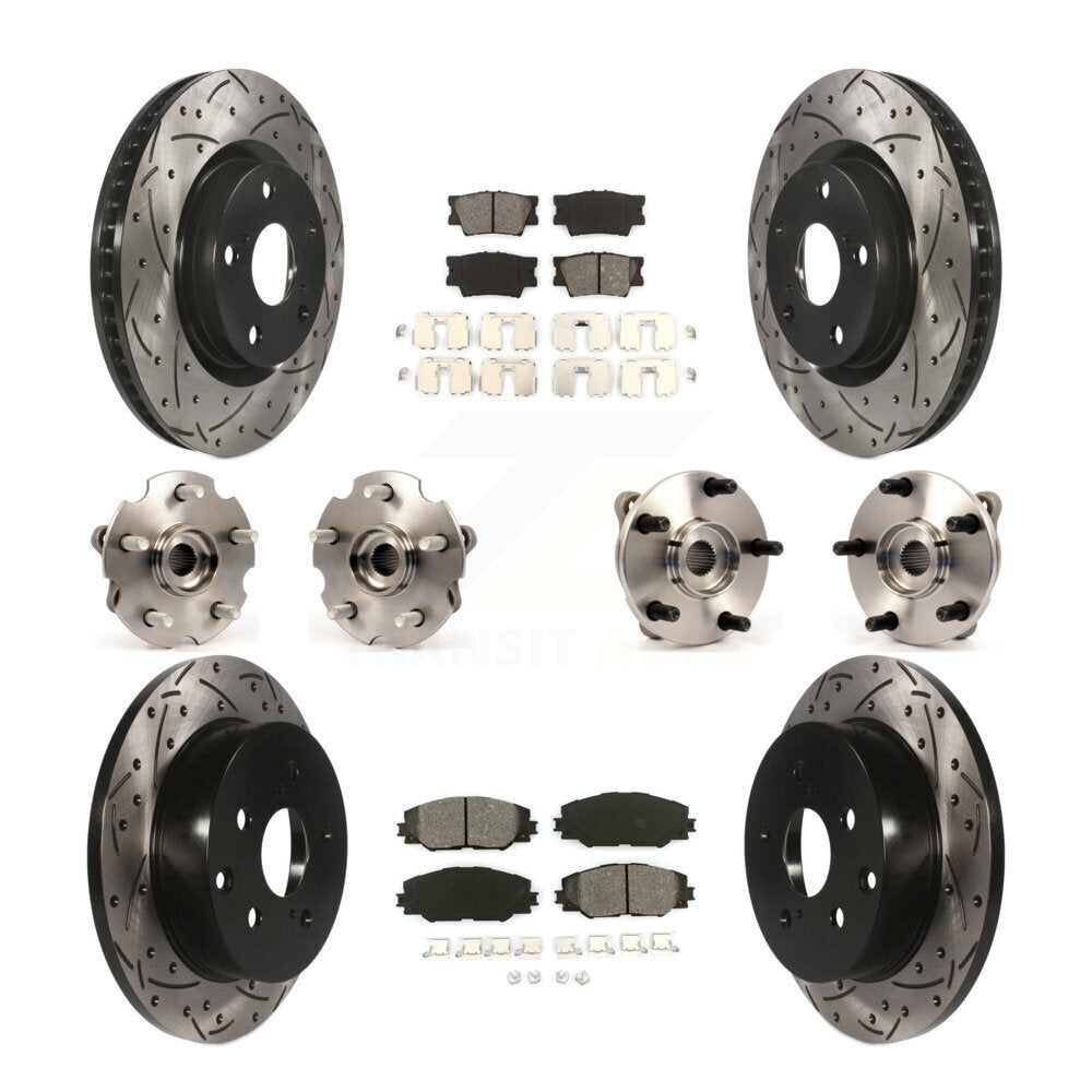 Transit Auto KBB-111027 Wheel Bearing and Hub Assembly for 2006-2012 Toyota RAV4 - Front and Rear product image