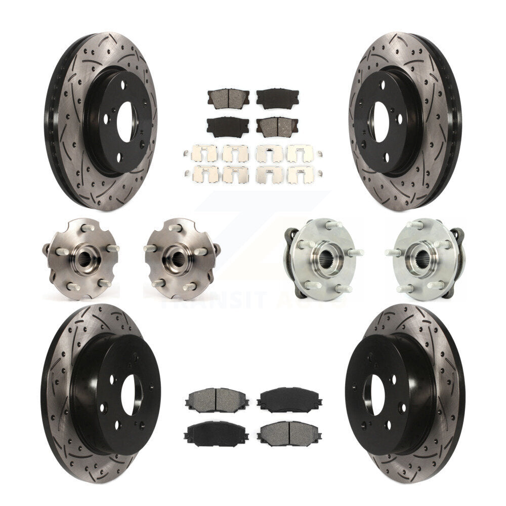 Transit Auto KBB-111030 Wheel Bearing and Hub Assembly for 2013-2018 Toyota RAV4 - Front and Rear product image