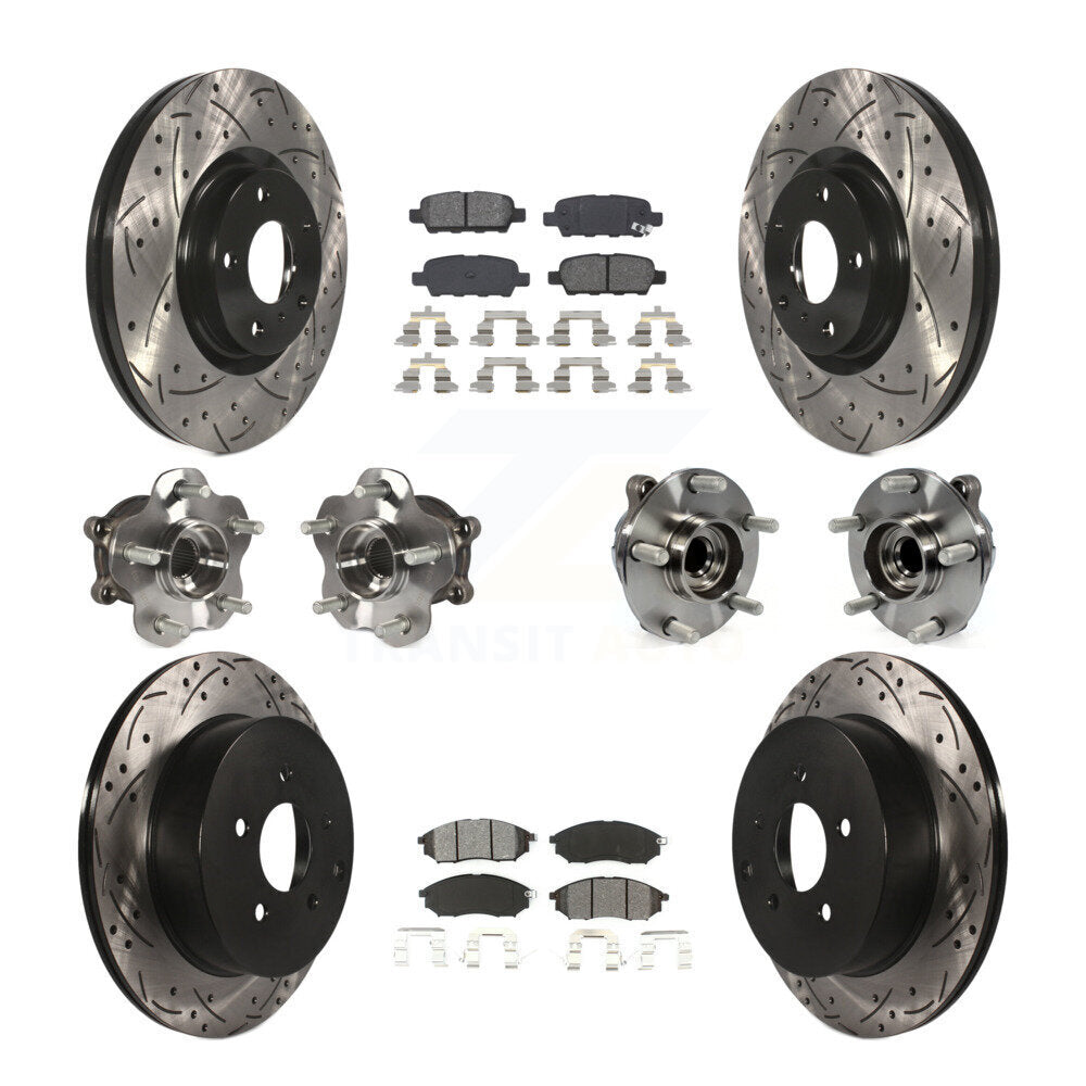 Transit Auto KBB-111032 Wheel Bearing and Hub Assembly for 2015-2017 INFINITI QX70 - Front and Rear product image