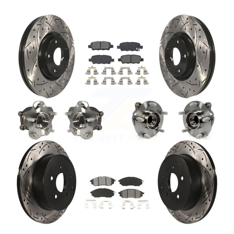 Transit Auto KBB-111032 Wheel Bearing and Hub Assembly for 2015-2017 INFINITI QX70 - Front and Rear product image