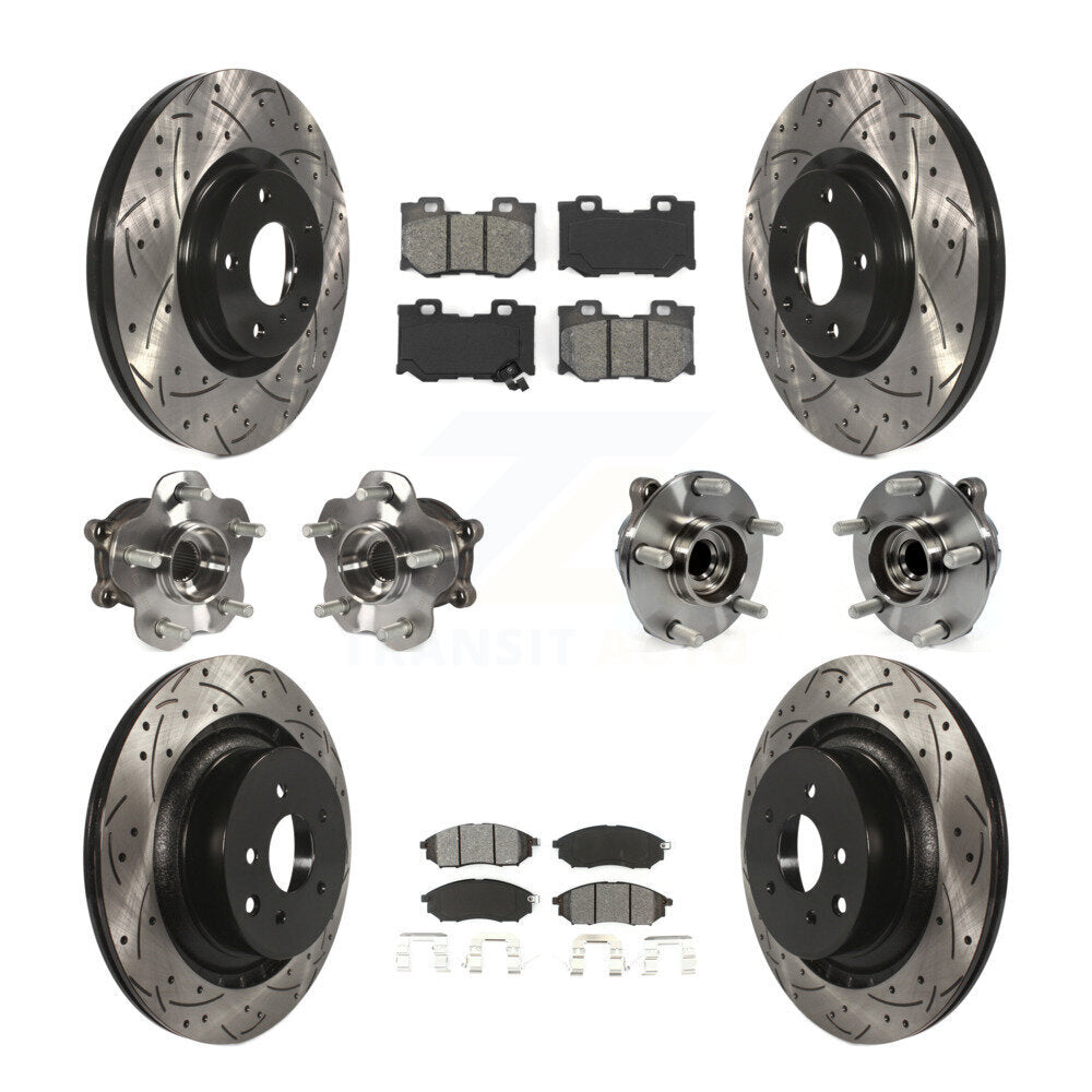Transit Auto KBB-111034 Wheel Bearing and Hub Assembly for 2009-2020 Nissan 370Z - Front and Rear product image