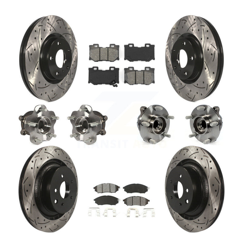 Transit Auto KBB-111034 Wheel Bearing and Hub Assembly for 2009-2020 Nissan 370Z - Front and Rear product image
