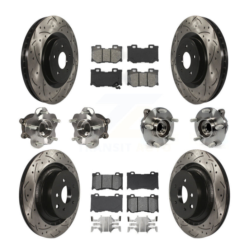 Transit Auto KBB-111036 Wheel Bearing and Hub Assembly for 2009-2013 INFINITI G37 - Front and Rear product image