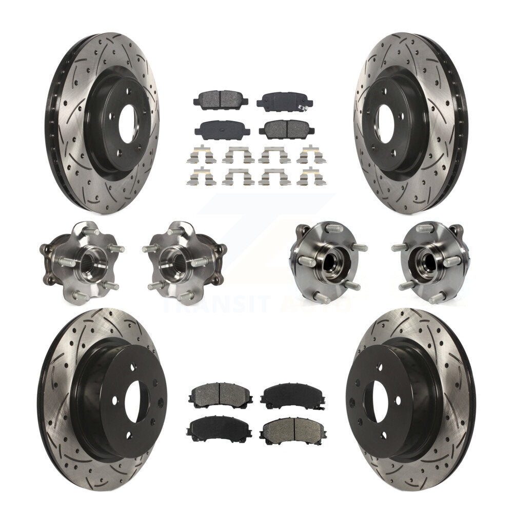 Transit Auto KBB-111039 Wheel Bearing and Hub Assembly for 2016-2017 INFINITI QX50 - Front and Rear product image