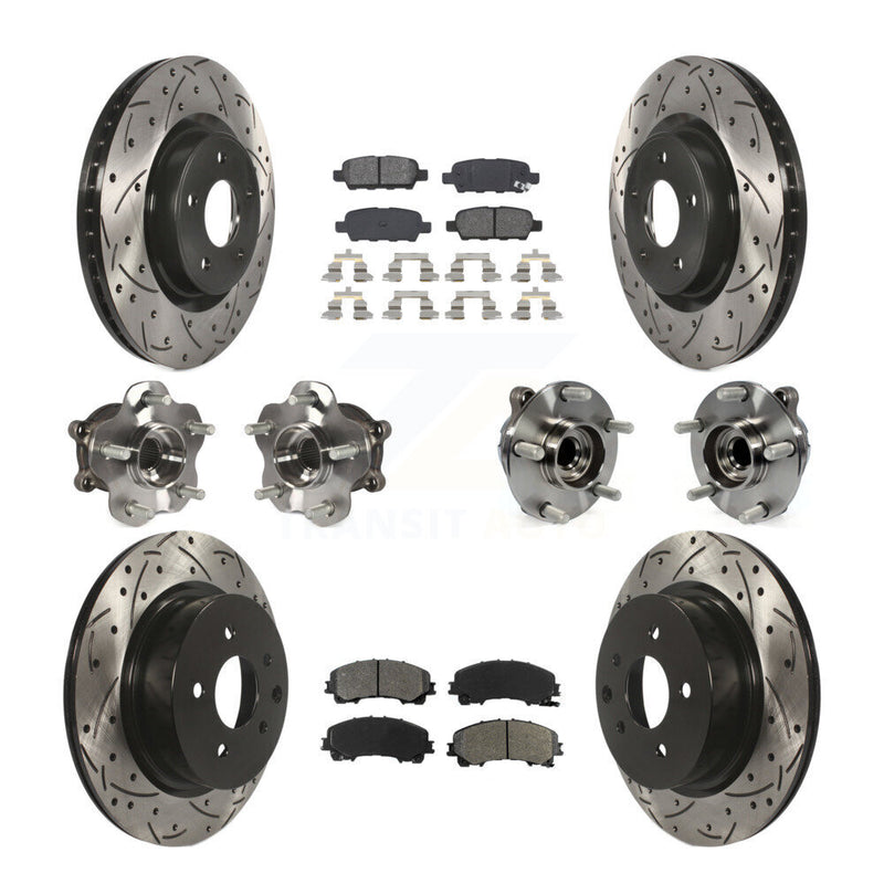 Transit Auto KBB-111039 Wheel Bearing and Hub Assembly for 2016-2017 INFINITI QX50 - Front and Rear product image