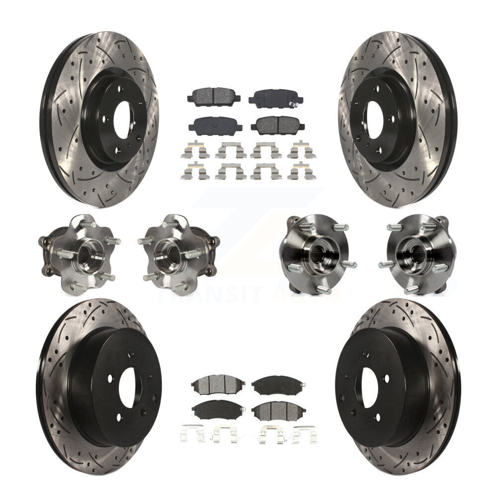 Transit Auto KBB-111040 Wheel Bearing and Hub Assembly for 2015-2017 INFINITI QX70 - Front and Rear product image