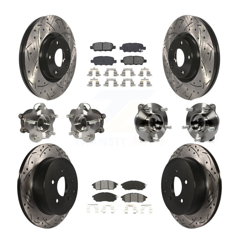 Transit Auto KBB-111040 Wheel Bearing and Hub Assembly for 2015-2017 INFINITI QX70 - Front and Rear product image