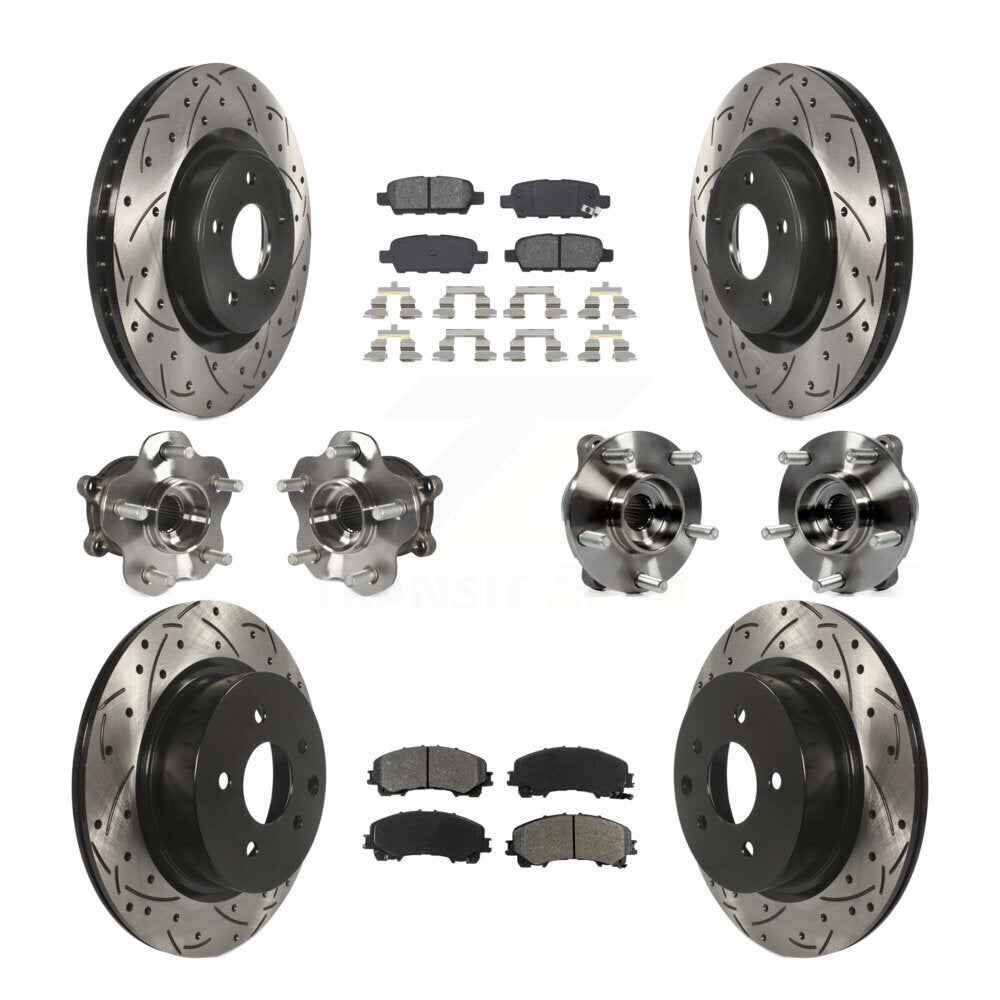 Transit Auto KBB-111045 Wheel Bearing and Hub Assembly for 2016-2017 INFINITI QX50 - Front and Rear product image