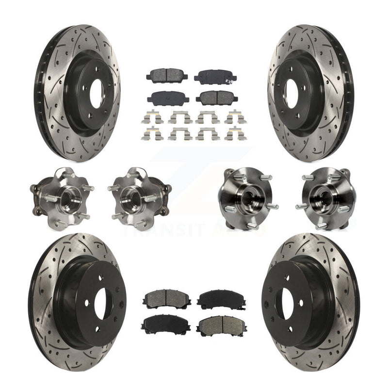 Transit Auto KBB-111045 Wheel Bearing and Hub Assembly for 2016-2017 INFINITI QX50 - Front and Rear product image