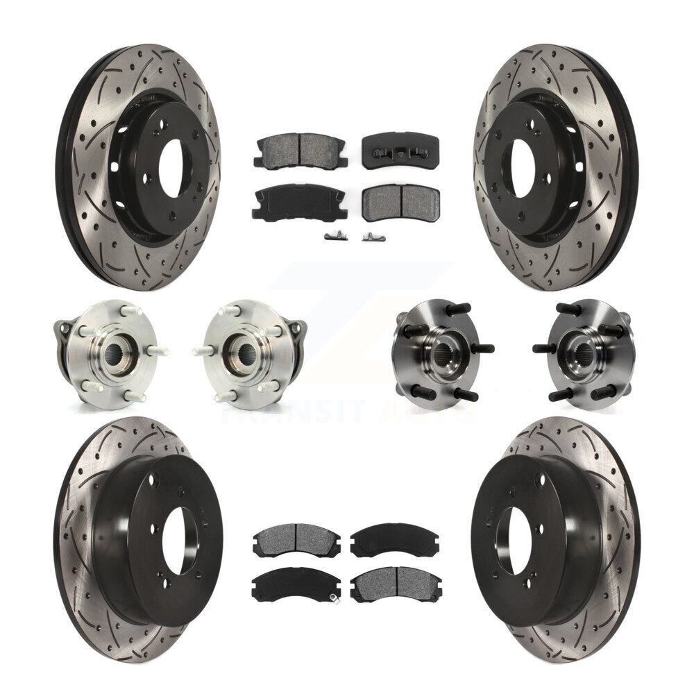Transit Auto KBB-111046 Wheel Bearing and Hub Assembly for 2010-2011 Mitsubishi Lancer - Front and Rear product image