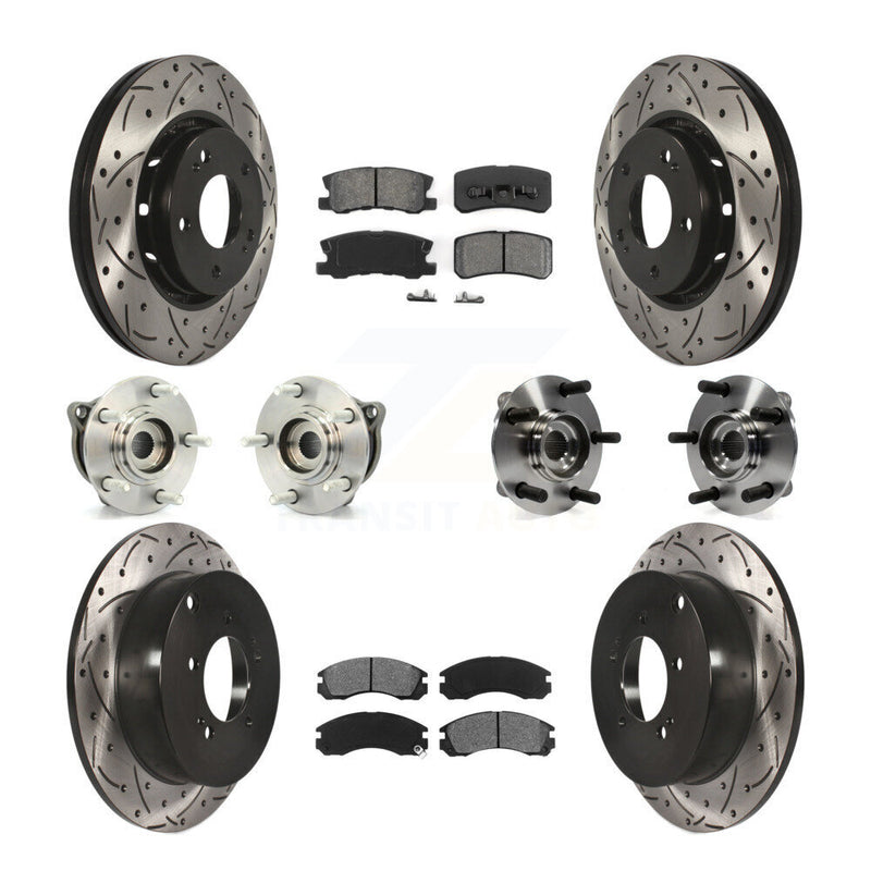 Transit Auto KBB-111046 Wheel Bearing and Hub Assembly for 2010-2011 Mitsubishi Lancer - Front and Rear product image