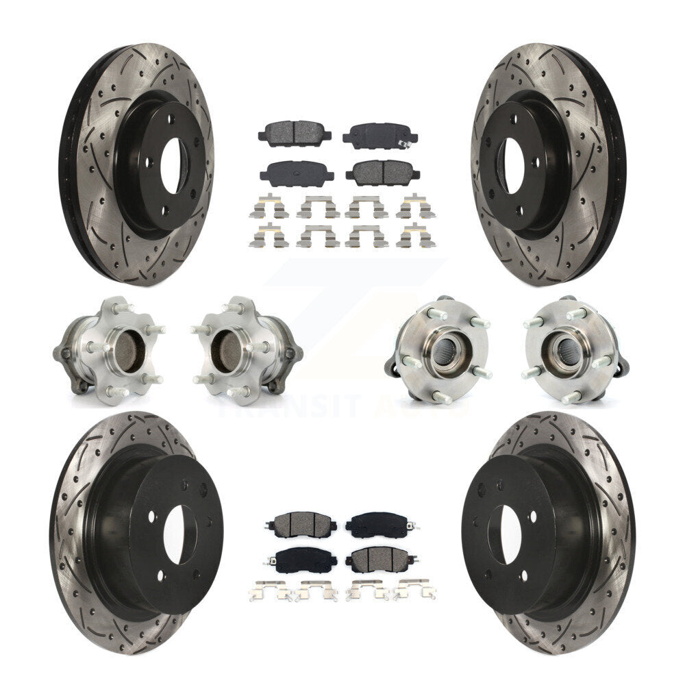 Transit Auto KBB-111050 Wheel Bearing and Hub Assembly for 2013-2018 Nissan Altima - Front and Rear product image