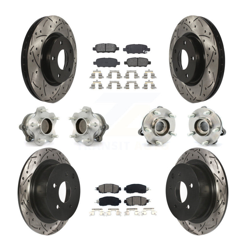 Transit Auto KBB-111050 Wheel Bearing and Hub Assembly for 2013-2018 Nissan Altima - Front and Rear product image