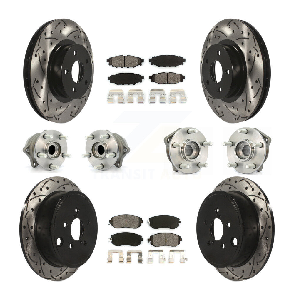 Transit Auto KBB-111052 Wheel Bearing and Hub Assembly for 2011 Subaru Impreza - Front and Rear product image