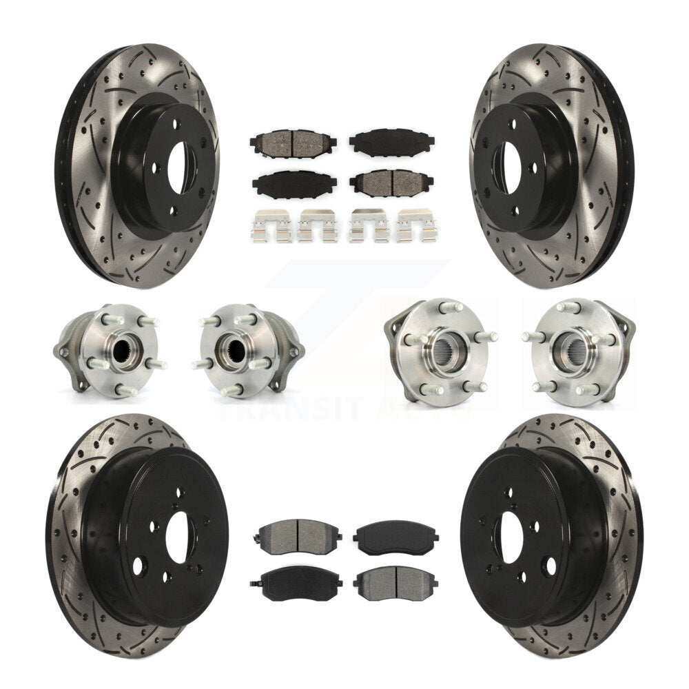 Transit Auto KBB-111053 Wheel Bearing and Hub Assembly for 2008-2010 Subaru Impreza - Front and Rear product image