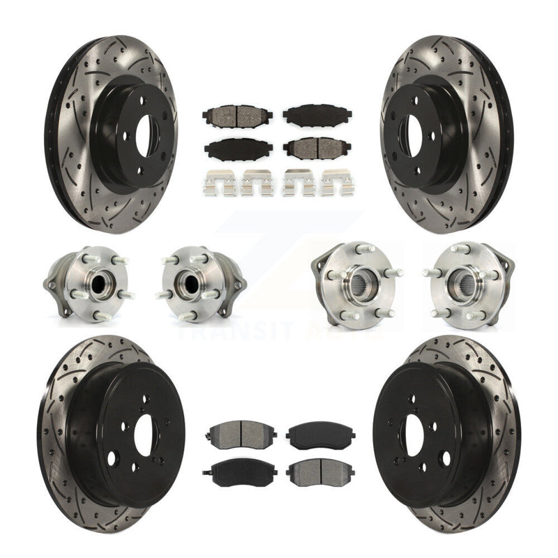 Transit Auto KBB-111053 Wheel Bearing and Hub Assembly for 2008-2010 Subaru Impreza - Front and Rear product image