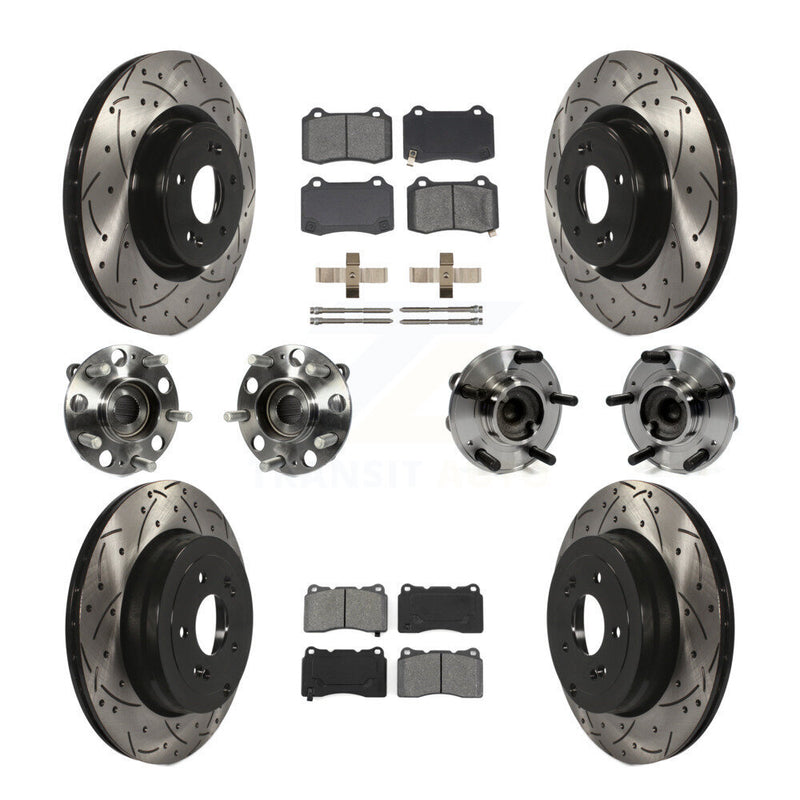 Transit Auto KBB-111059 Wheel Bearing and Hub Assembly for 2010-2016 Hyundai Genesis Coupe - Front and Rear product image