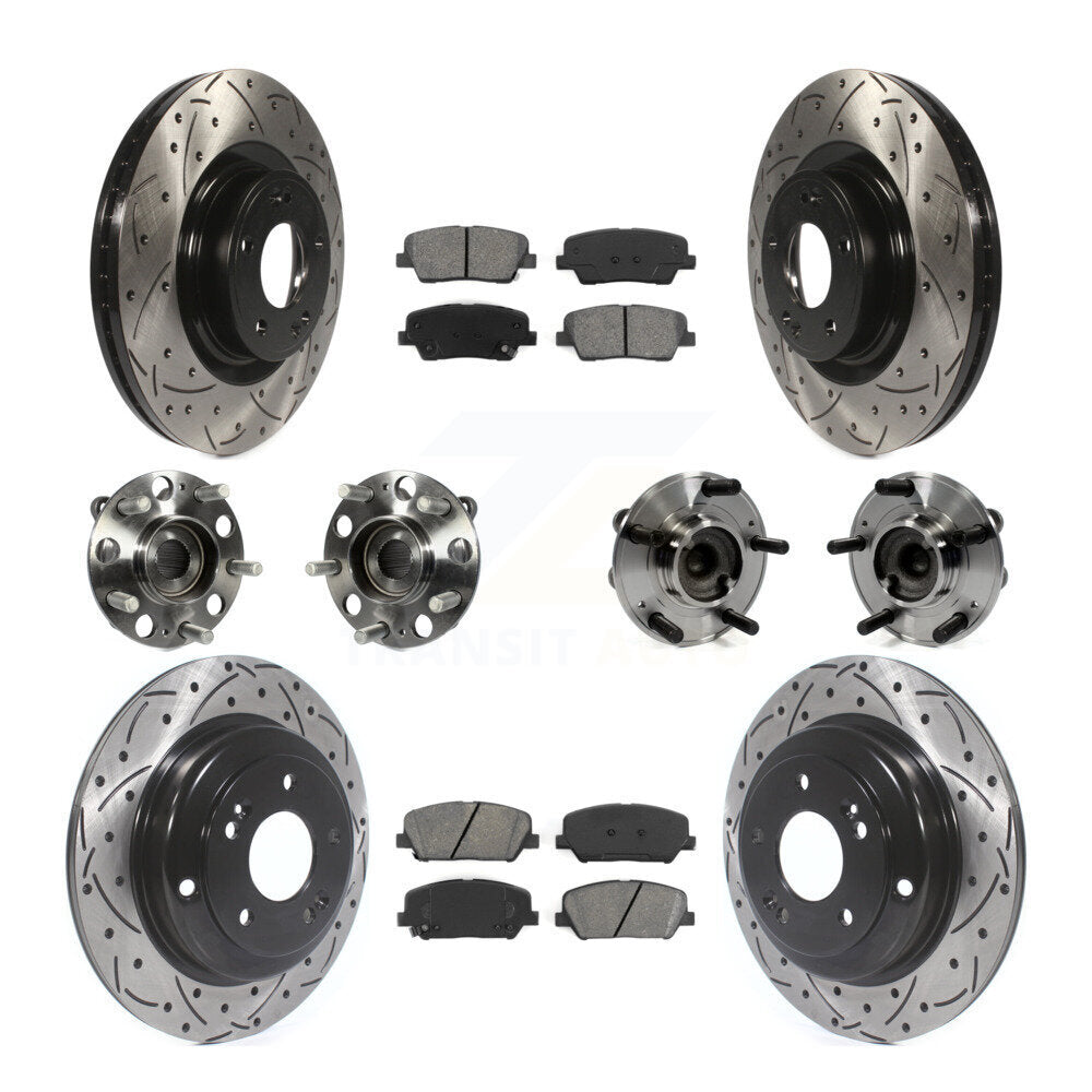 Transit Auto KBB-111060 Wheel Bearing and Hub Assembly for 2010-2016 Hyundai Genesis Coupe - Front and Rear product image