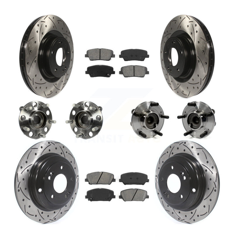 Transit Auto KBB-111060 Wheel Bearing and Hub Assembly for 2010-2016 Hyundai Genesis Coupe - Front and Rear product image