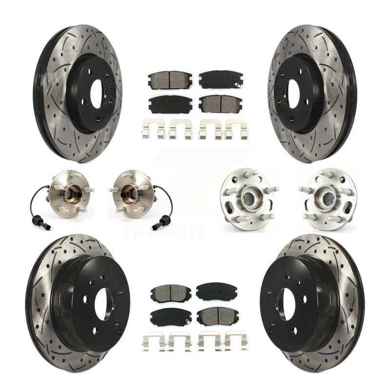 Transit Auto KBB-111065 Wheel Bearing and Hub Assembly for 2010-2017 GMC Terrain, Chevrolet Equinox - Front and Rear product image