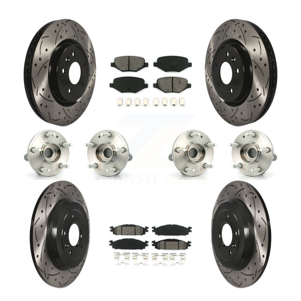 Transit Auto KBB-111067 Wheel Bearing and Hub Assembly for 2011-2017 Ford Explorer - Front and Rear product image