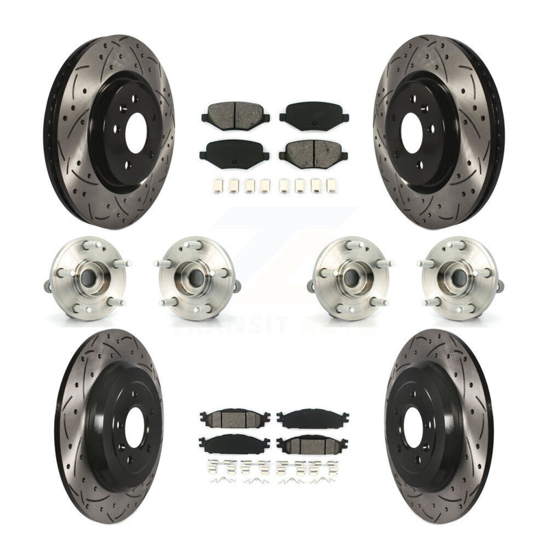 Transit Auto KBB-111067 Wheel Bearing and Hub Assembly for 2011-2017 Ford Explorer - Front and Rear product image