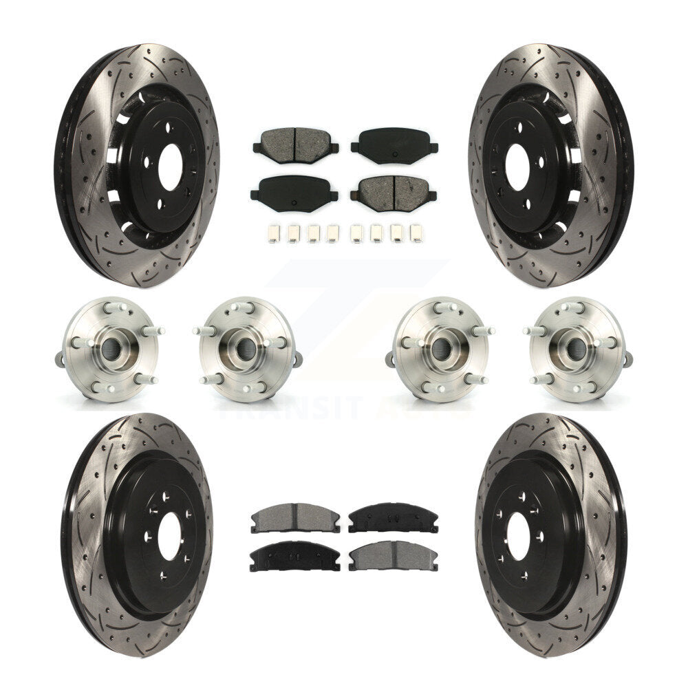 Transit Auto KBB-111071 Wheel Bearing and Hub Assembly for 2013-2018 Ford Explorer, Ford Police Interceptor Utility - Front and Rear product image